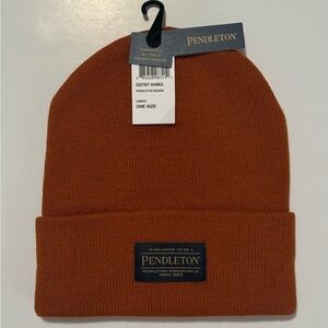 NWT Pendleton Beanie in Umber Ribbed Knit Hat (Beanie)